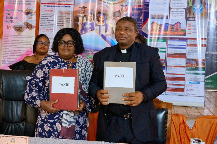 A New Dawn for PAXHI as Rev. Fr. Cyprian Toh Diang Signs MoU with the University of Bamenda
